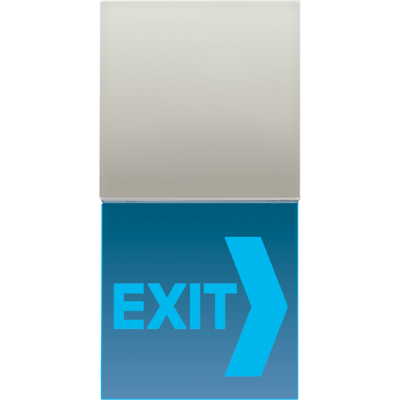 Крышка LED сигнального света для блока SV539LED; благородная сталь, ES2539N71RGB