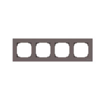 2CLA857400A6301 - ABB NIE Рамка 4-постовая, серия SKY, цвет "Тауп", ABB