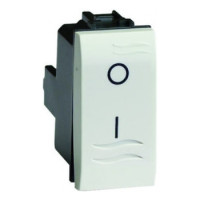 ДКС Двухполюсный выключатель, белый, 1мод., 76131B