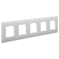 4400900 - ДКС Рамка ARTLEBEDEV, "Avanti", "Белое облако", 5 постов