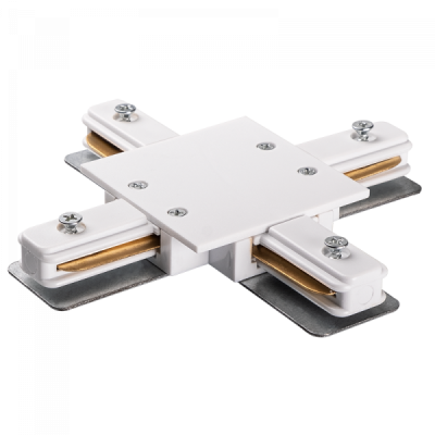 Jazzway PTR/R CX-WH Коннектор белый X -обр. (встраиваемый), 5031951