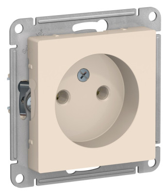 ATN000241 - ATLASDESIGN РОЗЕТКА без заземления без шторок, 16А, механизм, БЕЖЕВЫЙ, Systeme Electric