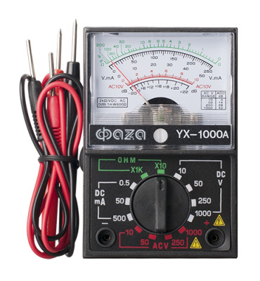 Мультиметр ФАZА аналоговый YX-1000A, 5000537