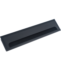 Donel Кабельный громмет (лючок) в стол, 350*80мм, цвет: черный, DCGR35080AN Donel Кабельный громмет (лючок) в стол, 350*80мм, цвет: черный, DCGR35080AN