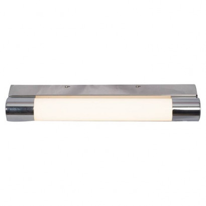 LUSSOLE AQUA Влагозащищенный светильник, цвет основания - хром, плафон - акрил (цвет - белый), 1x8W LED, LSP-9966