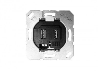 Donel USB зарядное устройство, 3.1A тип A, черный, DUSB3100AN