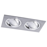 Светильник потолочный встраиваемый, MR16 G5.3, хром DL2802, Feron 32642