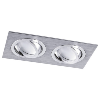 Светильник потолочный встраиваемый, MR16 G5.3, хром DL2802, Feron 32642