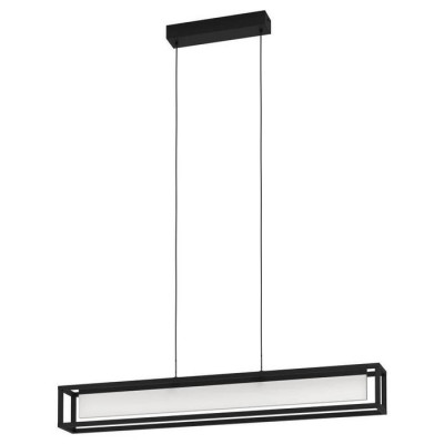 39629 Подвесной потолочный светильник (люстра) GUALAJO, LED 27W, 3000lm, L890, B100, H1500, сталь, ч