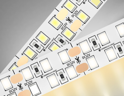 Светодиодная лента двухрядная 12В 2835 240Led 19.2Вт/м 3000K IP20 5м, AMBRELLA LIGHT, GS1601