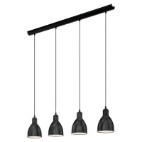 49466 Подвес PRIDDY, 4х60W (E27), L975, H1100, сталь, черный