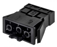 Simon Connect Графит Разъем Quick Connection "мама" встраиваемый, 2P+E, безвинт.соединение, CR0001-14