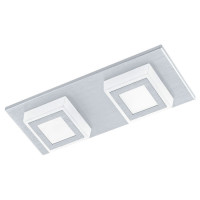 94506 Светодиодный светильник настенно-потол. MASIANO, 2х3,3W (LED), 250х100, алюминий мат./пластик,