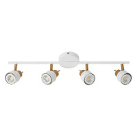 Arte Lamp ALMACH, Светильник потолочный, цвет арматуры - белый, цвет плафона/декора - БЕЛЫЙ, 4х40W GU10, A1906PL-4WH