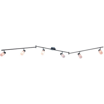 Arte Lamp CAVALLETTA, Светильник потолочный, цвет арматуры - МАТОВОЕ СЕРЕБРО, цвет плафона/декора - БЕЛЫЙ, 6х40W E14, A4510PL-6SS