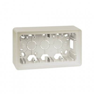 Simon Коробка наружной установки на 2 поста,  слоновая кость , 82 Detail, 8200760-031