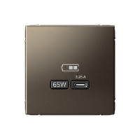 GAL000627 - ARTGALLERY USB РОЗЕТКА тип-С 65Вт высокоскор.заряд. QC, PD, механизм, МОККО, Systeme Electric GAL000627 - ARTGALLERY USB РОЗЕТКА тип-С 65Вт высокоскор.заряд. QC, PD, механизм, МОККО, Systeme Electric