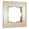 Werkel W0013111/ Рамка на 1 пост Senso (шампань, стекло soft-touch), a064576