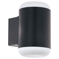 97844 Уличный настенный светильник MERLITO, 1х10W(E27), L115, H185, А155, , оцинк. сталь, антрацит //