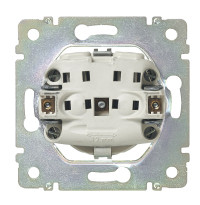 Legrand Розетка с заземлением - Legrand Valena - со шторками 16А 250В безвинтовые зажимы - слоновая кость, 774122