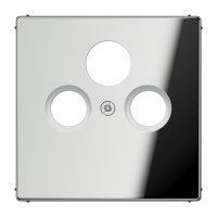 Крышка для SAT-TV-розетки; полированный хром, GCR2990SAT