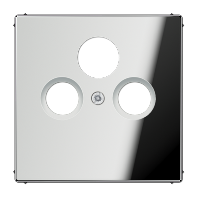 Крышка для SAT-TV-розетки; полированный хром, GCR2990SAT