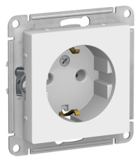 ATN001343 - ATLASDESIGN РОЗЕТКА с заземлением без шторок, 16А, механизм, ЛОТОС, Systeme Electric