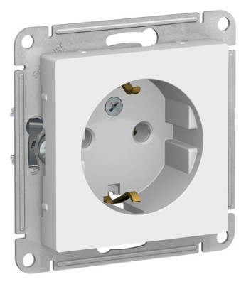 ATN001343 - ATLASDESIGN РОЗЕТКА с заземлением без шторок, 16А, механизм, ЛОТОС, Systeme Electric