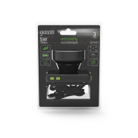 Фонарь налобный Gauss модель GFL401 5W 100lm диммируемый Li-ion 3000mAh LED 1/10/90, GF401 Фонарь налобный Gauss модель GFL401 5W 100lm диммируемый Li-ion 3000mAh LED 1/10/90, GF401