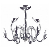 Lightstar 751024 (MX8098-12A) Люстра потол. Cigno collo 12х20W G4 ХРОМ (в комплекте)