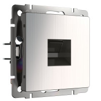 Werkel W1181002/ Розетка Ethernet RJ-45 (глянцевый никель), a051079