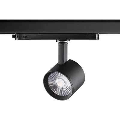 Novotech 358330 PORT NT19 127 черный Трёхфазный трековый светодиодн.cветильник IP20 LED 4000К 20W CURL