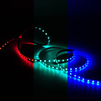 Лента Gauss LED Комплект 5050/60-SMD 14,4W 12V DC RGB IP20 (блистер 5м) 1/50, 312000415