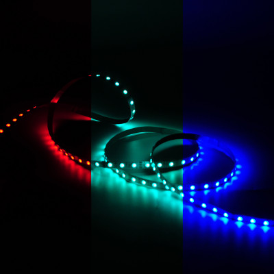 Лента Gauss LED Комплект 5050/60-SMD 14,4W 12V DC RGB IP20 (блистер 5м) 1/50, 312000415