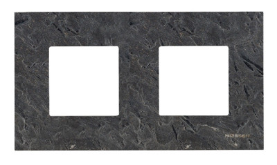 N2272 PZ - Рамка 2-постовая, серия Zenit, натуральный сланец - 2CLA227200N2201