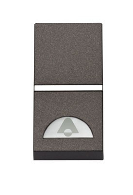 N2104.2 BL - "Механизм 1-клавишной кнопки с клавишей и символом ""СВЕТ"", 1-модульный, серия Zenit, цвет альпийский белый" - 2CLA210420N1101