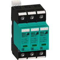 Ограничитель импульсных перенапряжений (УЗИП) OptiDin OM-II-3-280/40, КЕАЗ, 114296