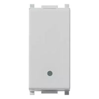 Vimar Кнопка 1P NC 10A, серебро, 14010.SL