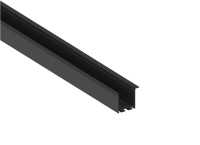 Donel,врезной алюминиевый профиль,  47,2х35х2000. Цвет: Черный матовый, RAL9005,Серия:DN8ALE, DN18502RAL9005