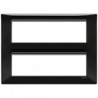 Vimar Накладка для 14 модулей (7+7), черная, 14690.05 Vimar Накладка для 14 модулей (7+7), черная, 14690.05