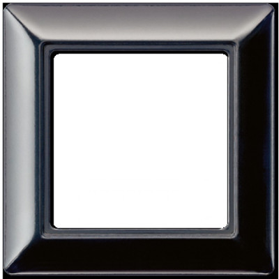 Рамка 1-кратная для вертикальной и горизонтальной установки;черная, AS581SW