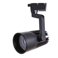 Arte Lamp WALES, Трековый светильник, цвет арматуры - черный, цвет плафона/декора - ЧЕРНЫЙ, 40W LED, A1640PL-1BK