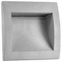 Lightstar 383694 Светильник ESTRA LED 5W 250LM 120G СЕРЫЙ 4000K IP55 (в комплекте)