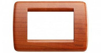 Vimar Накладка для 3 модулей RONDO дерево натуральная.вишня, 16753.53