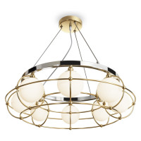 Modern Подвесной светильник Цвет: Золото и Хром , 8х40W G9