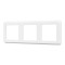 043782 - Рамка пластиковая FRM-VERSA-PL-3-WH (Arlight, -)