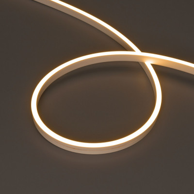 Светодиодная лента герметичная MOONLIGHT-SIDE-A120-06x12mm 24V Warm2700 (9.6 W/m, IP65, 5m, wire x2) (Arlight, Силикон), 041036