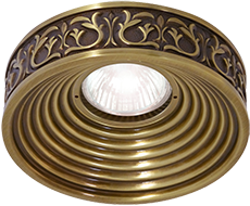 FD1055RPB Fede EMPORIO Светильник встраиваемый круглый , Bright Patina