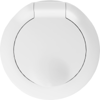 Donel D16 матовый белый Накладка для розетки Schuko с заземлением, с крышкой, 16A 250 В~, DO45433