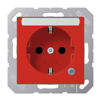 SCHUKO розетка с полем для надписи 6x46 мм, A1520BFNAKORT